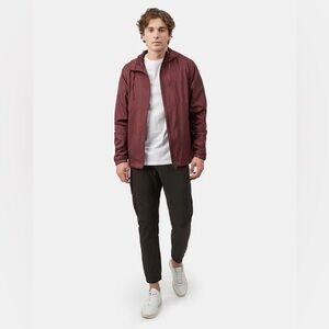 Ten Tree Cloud Shell Jacket Men's Recycled Zip Up Rain Jacket, Sz XXL